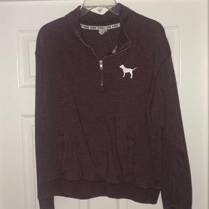Burgundy VS Pink Sweatshirt
